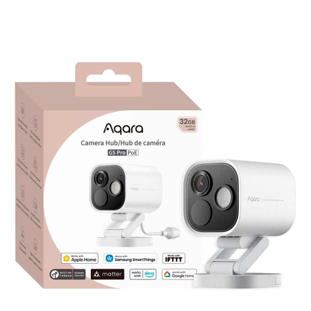Aqara Camera Hub G5 Pro - (PoE) - Hvid