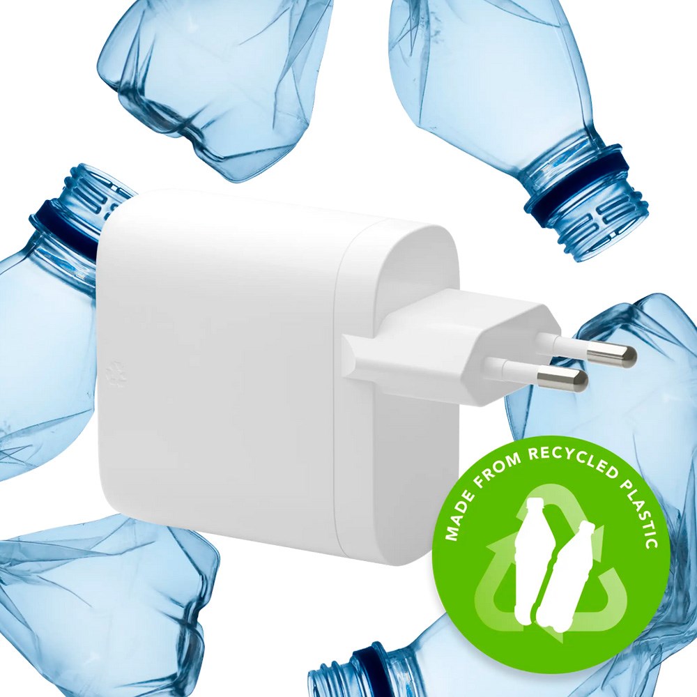 2 x USB-C 45W - dbramante1928 EU Vægoplader - Hvid