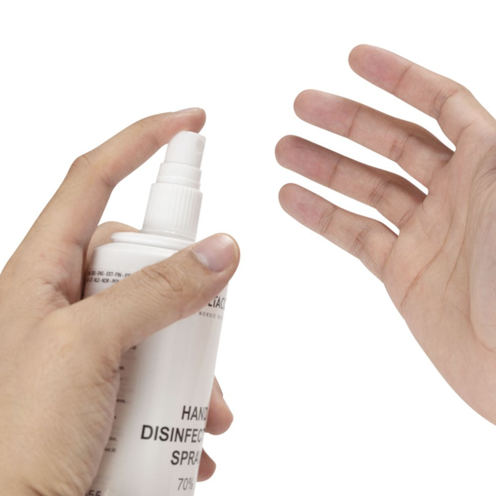 Deltaco Hånddesinfektionsspray - 250 ml - Hvid