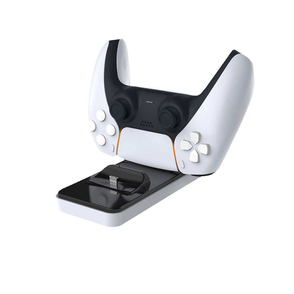 CLINCH White Shark PS5 Controller Ladedock - Sort