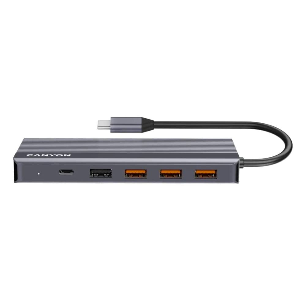 Canyon 13-i-1 USB-C Hub - Grå