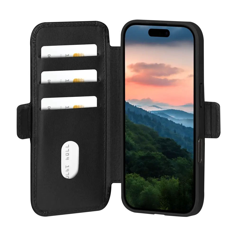 dbramante1928 iPhone 17 Copenhagen Flip Cover m. Ståfunktion - Black