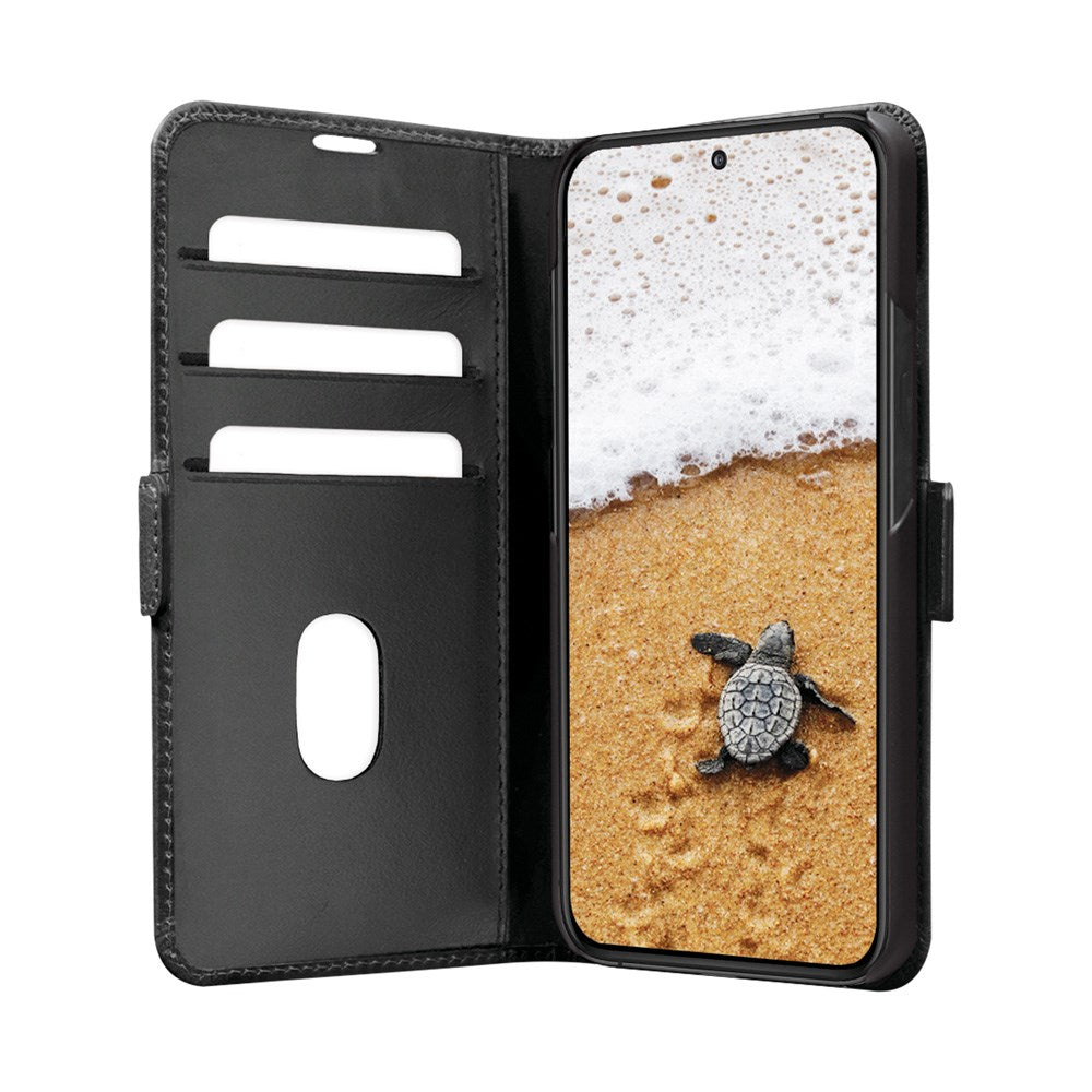 dbramante1928 Copenhagen - Samsung Galaxy S25 Ultra - Slim Ægte Læder Cover m. Pung - Black