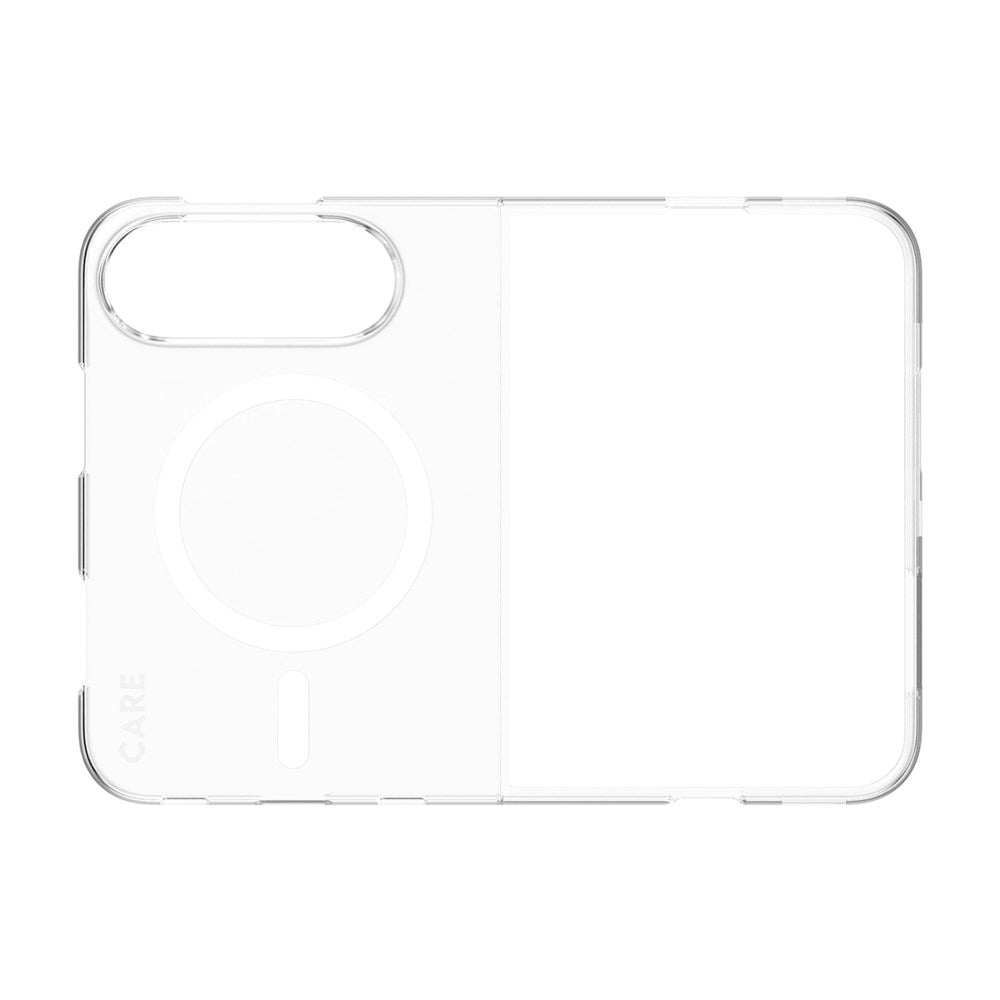 CARE by PanzerGlass iPhone Duo SL1M Mobil Cover - MagSafe Kompatibel - Gennemsigtig