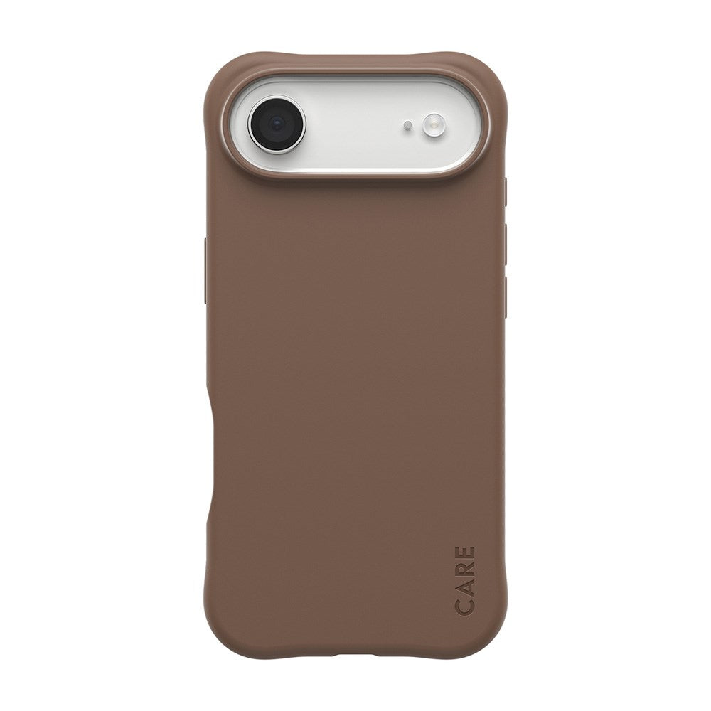 iPhone Air CARE by PanzerGlass Fashionable Samba Mobil Cover - MagSafe Kompatibel - Espresso