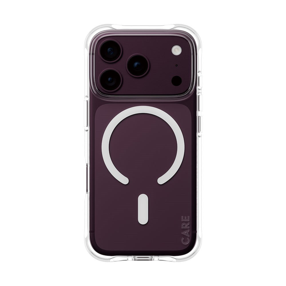 iPhone 18 Pro / 17 Pro CARE by PanzerGlass Fashionable Samba Mobil Cover - MagSafe Kompatibel - Gennemsigtig