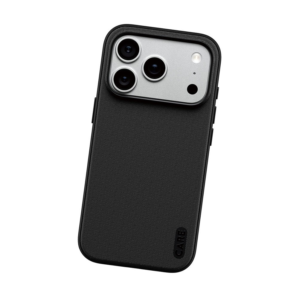 iPhone 18 Pro / 17 Pro CARE by PanzerGlass Fusion Fabric Case - MagSafe Kompatibel - Sort