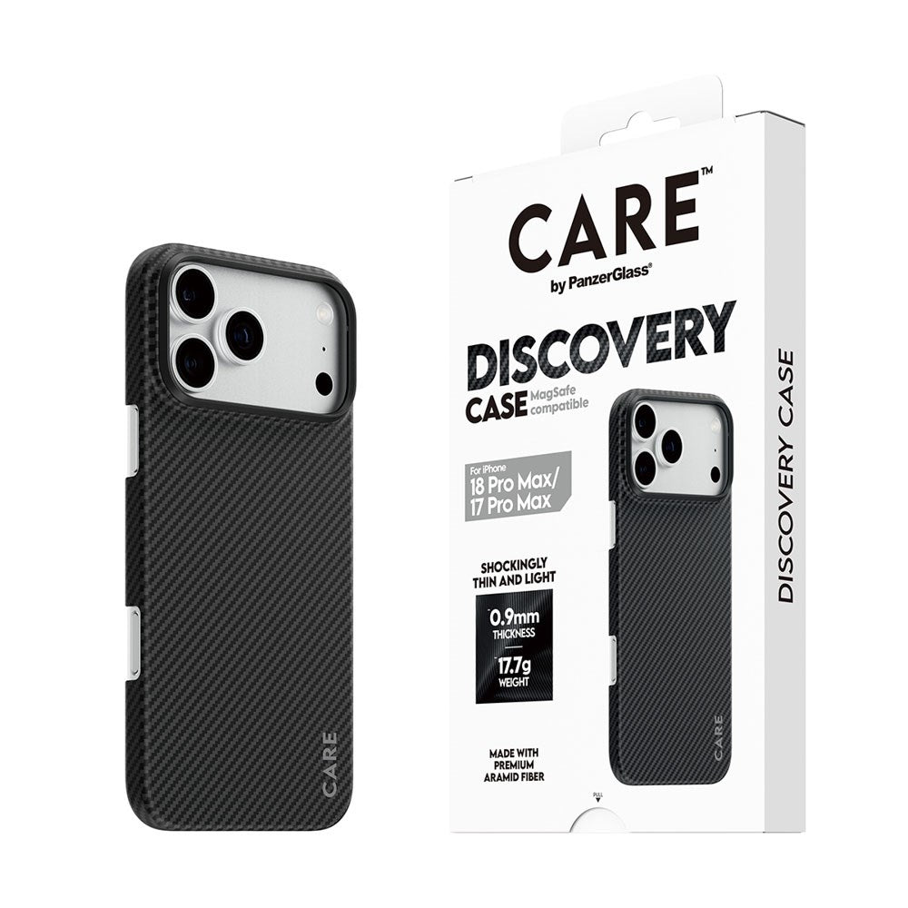 iPhone 18 Pro Max / 17 Pro Max CARE by PanzerGlass Crossfire Cover - MagSafe Kompatibel - Sort