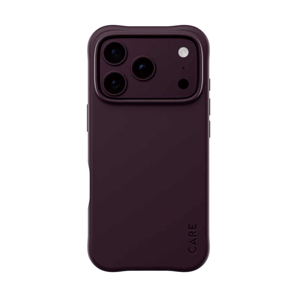 iPhone 18 Pro / 17 Pro CARE by PanzerGlass Fashionable Samba Mobil Cover - MagSafe Kompatibel - Dark Cherry