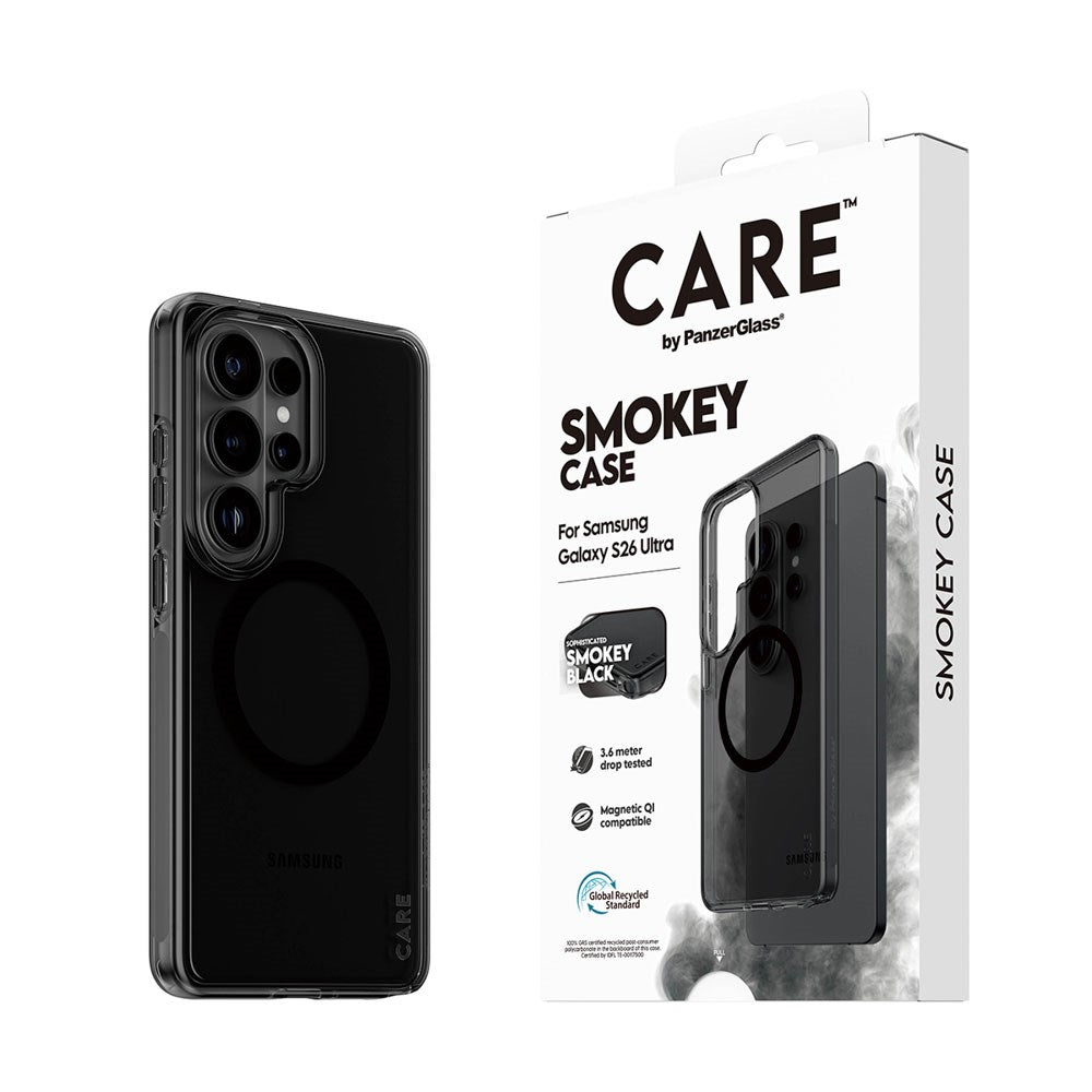 Samsung Galaxy S26 Ultra CARE by PanzerGlass Urban Explorer Cover - Qi Kompatibel - Smokey Sort