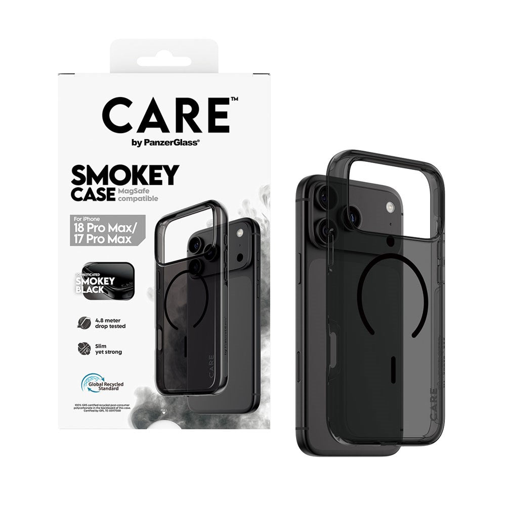 iPhone 18 Pro Max / 17 Pro Max CARE by PanzerGlass FLAGSHIP Urban Explorer Cover - MagSafe Kompatibel - Smokey Black