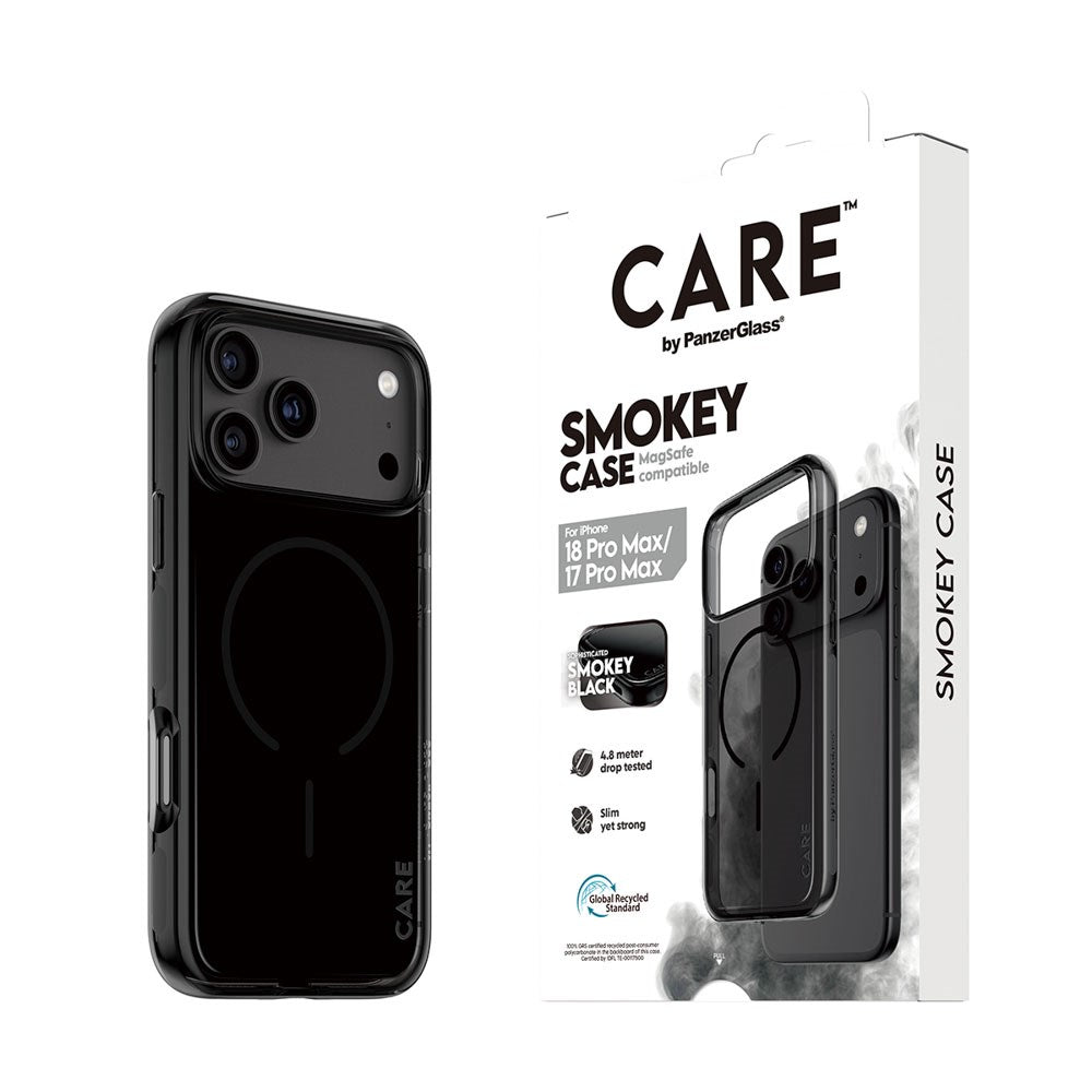 iPhone 18 Pro Max / 17 Pro Max CARE by PanzerGlass FLAGSHIP Urban Explorer Cover - MagSafe Kompatibel - Smokey Black