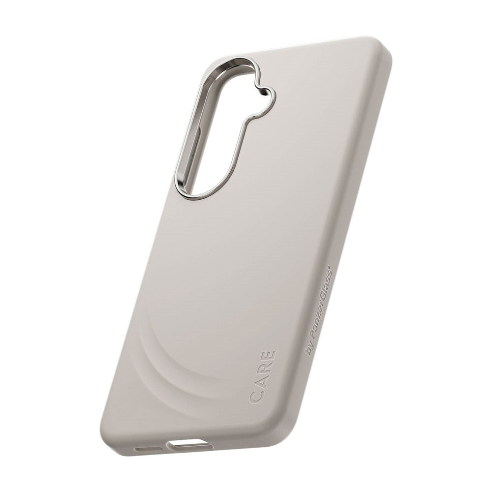 Samsung Galaxy S26 CARE by PanzerGlass Feature Flow Mobil Cover - Qi Kompatibel - Vanilla