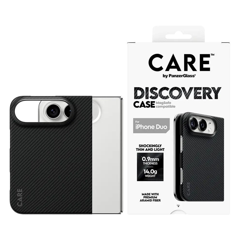 CARE by PanzerGlass iPhone Duo Crossfire Mobil Cover - MagSafe Kompatibel - Sort
