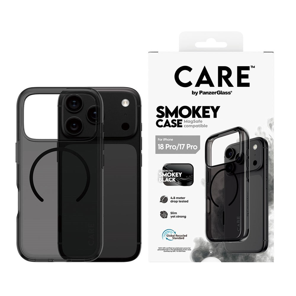 iPhone 18 Pro / 17 Pro CARE by PanzerGlass FLAGSHIP Urban Explorer Cover - MagSafe Kompatibel - Smokey Black
