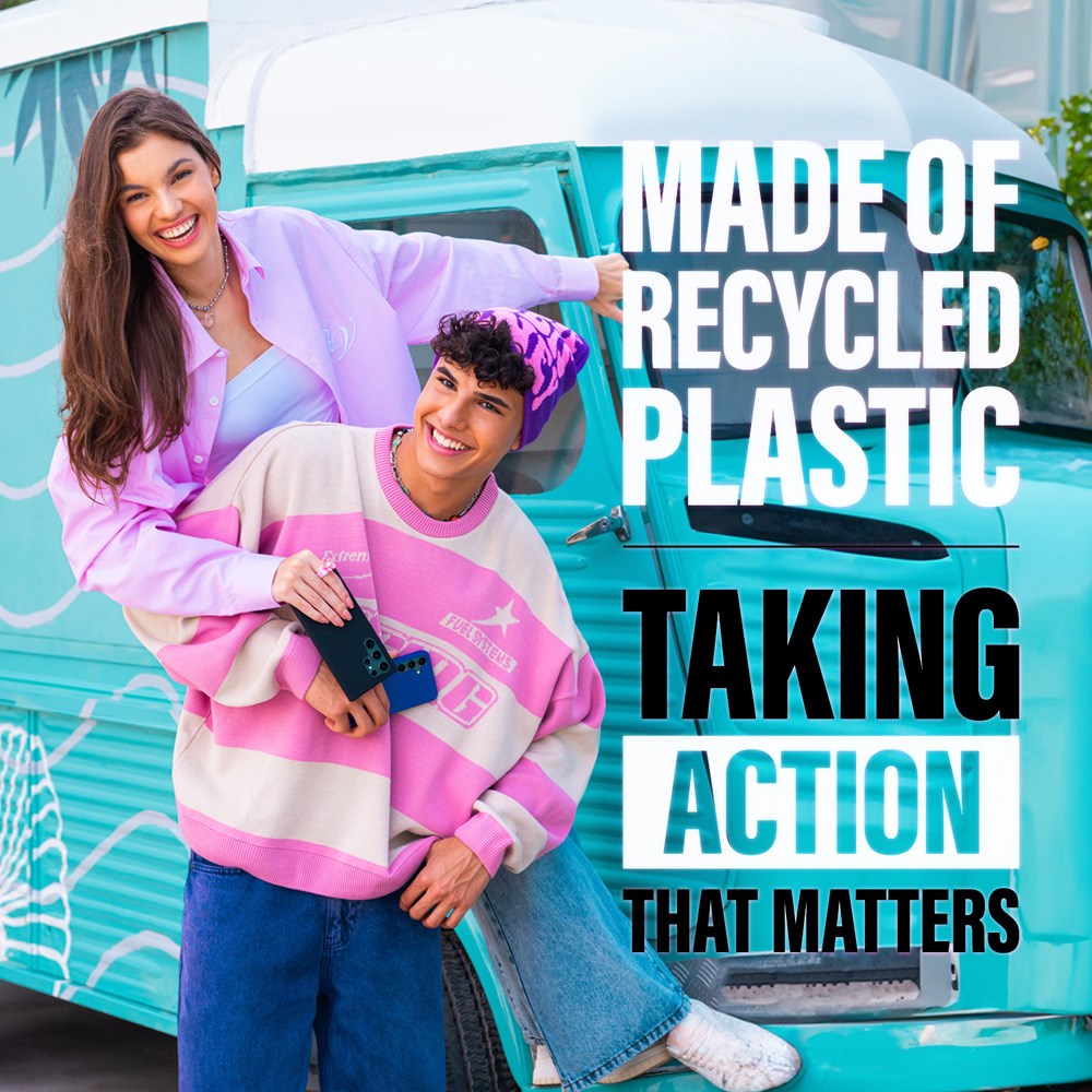 CARE by PanzerGlass Samsung Galaxy S25 FASHION Fearlessly Fashionable Cover - QI Kompatibel - Plum Purple