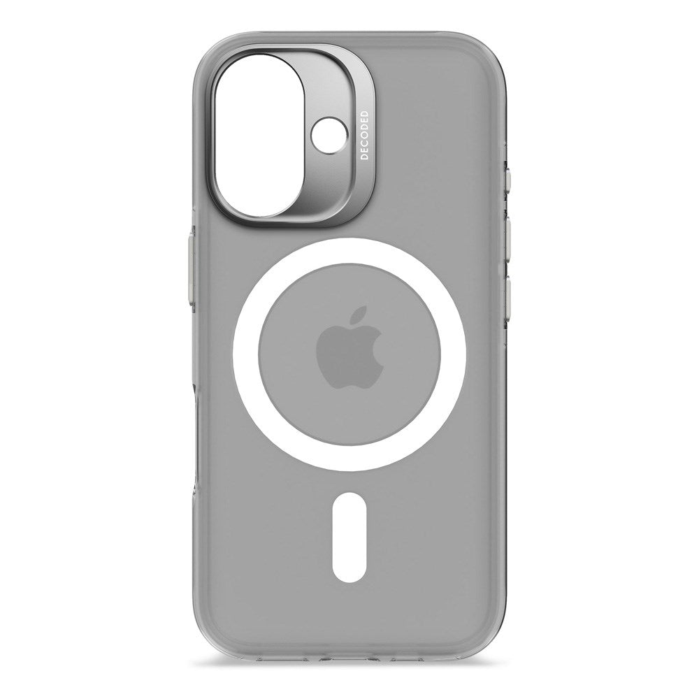 Decoded iPhone 16 Clear Bagside Cover - 100% Genbrugsplast - MagSafe Kompatibel - Gennemsigtig / Mat