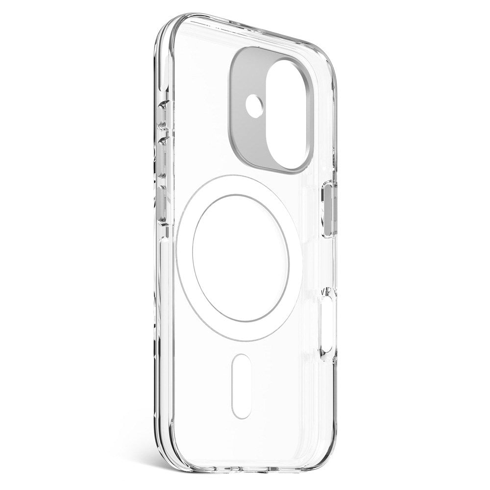 Decoded iPhone 16 Plus Clear Bagside Cover - 100% Genbrugsplast - MagSafe Kompatibel - Gennemsigtig