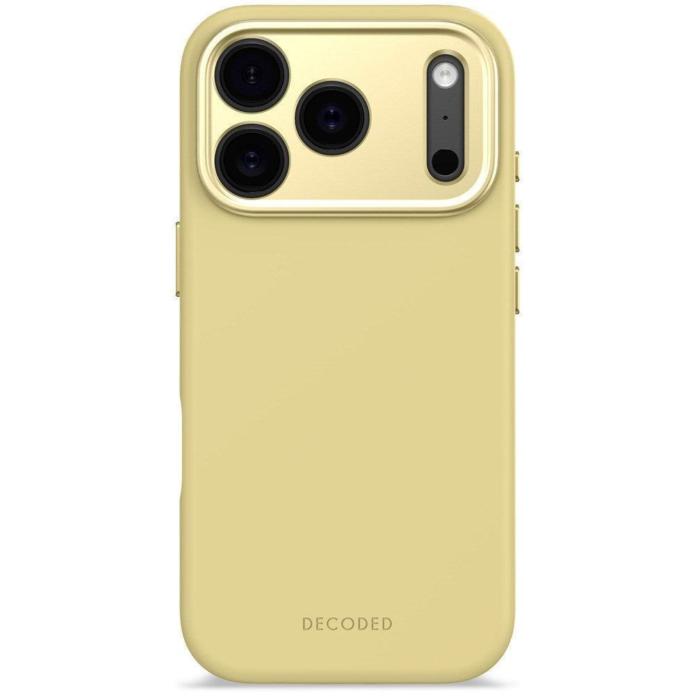 iPhone 17 Pro - Decoded Silikone Cover - MagSafe Kompatibel - Yuma Yellow