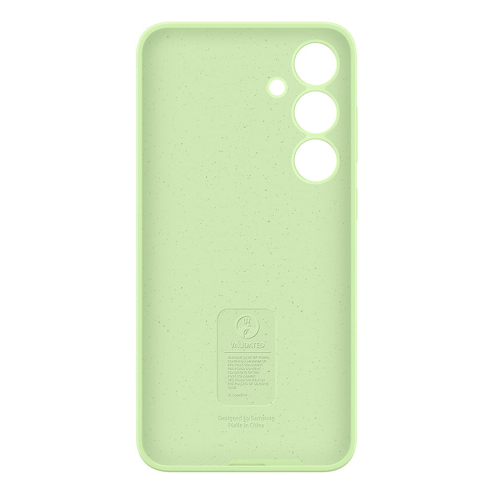 Original Samsung Galaxy S24+ (Plus) Silikone Bagside Cover - Grøn (EF-PS926TGEGWW)