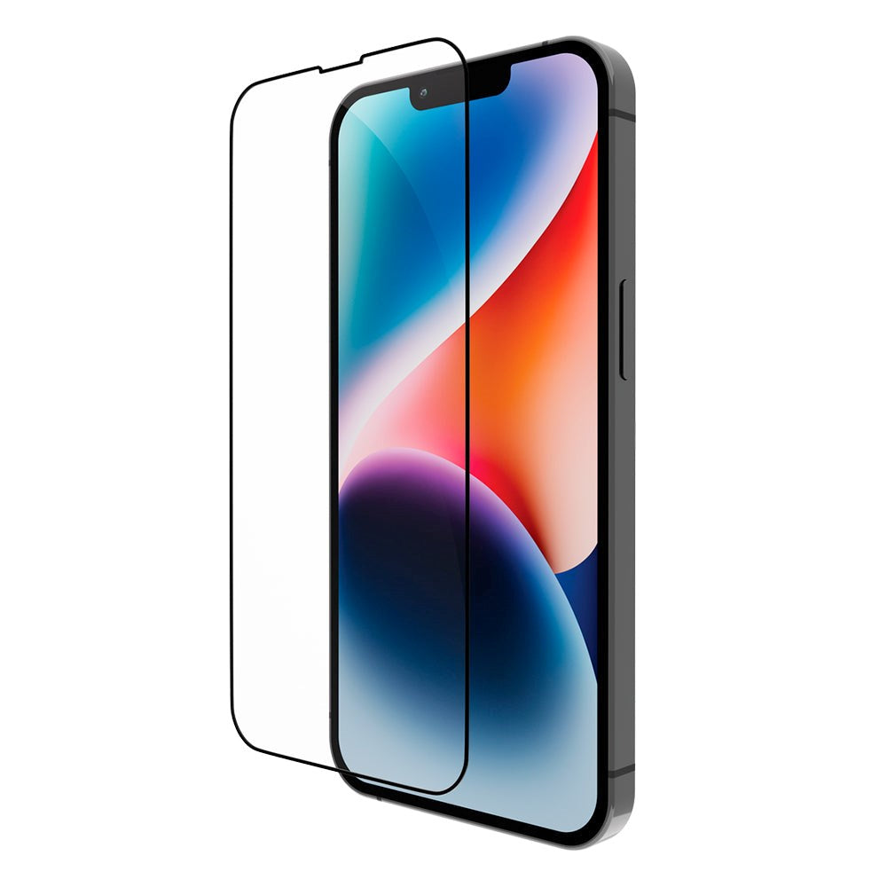iPhone 16e / 14 / 13 / 13 Pro dbramante1928 Eco-Shield Skærmbeskyttelse m. Installationsramme - Sort Kant