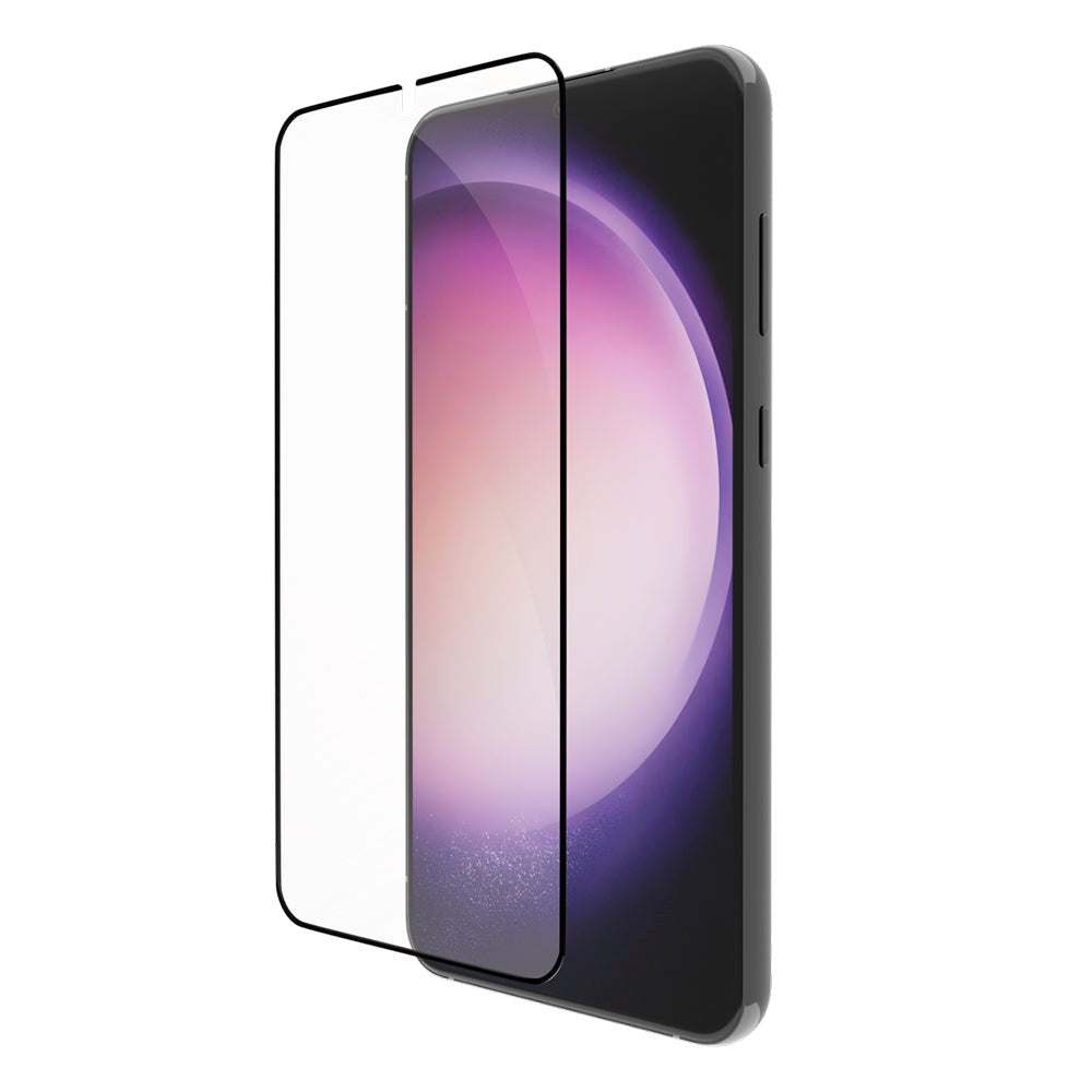 Samsung Galaxy S23 dbramante1928 Eco-Shield Skærmbeskyttelse m. Installationsramme - Sort Kant