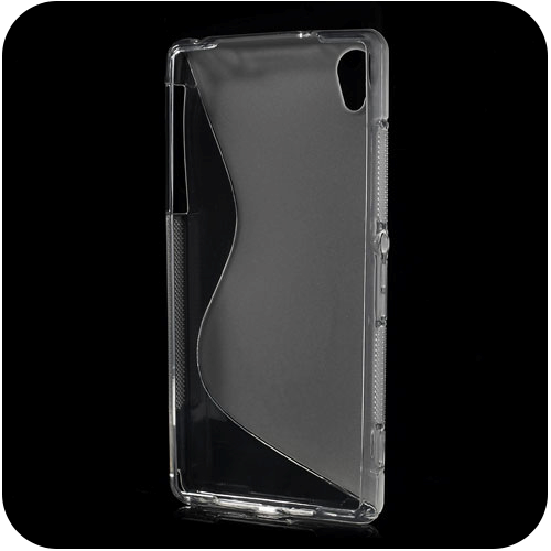 Sony Xperia Z2 S-Shape TPU Cover Gennemsigtig