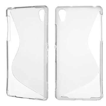 Sony Xperia Z2 S-Shape TPU Cover Gennemsigtig