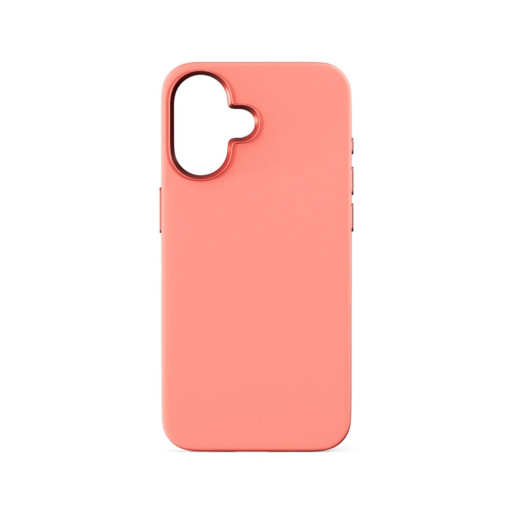 iPhone 16 Epico Mag+ Silikone Bagside Cover - MagSafe Kompatibel - Peach Pink