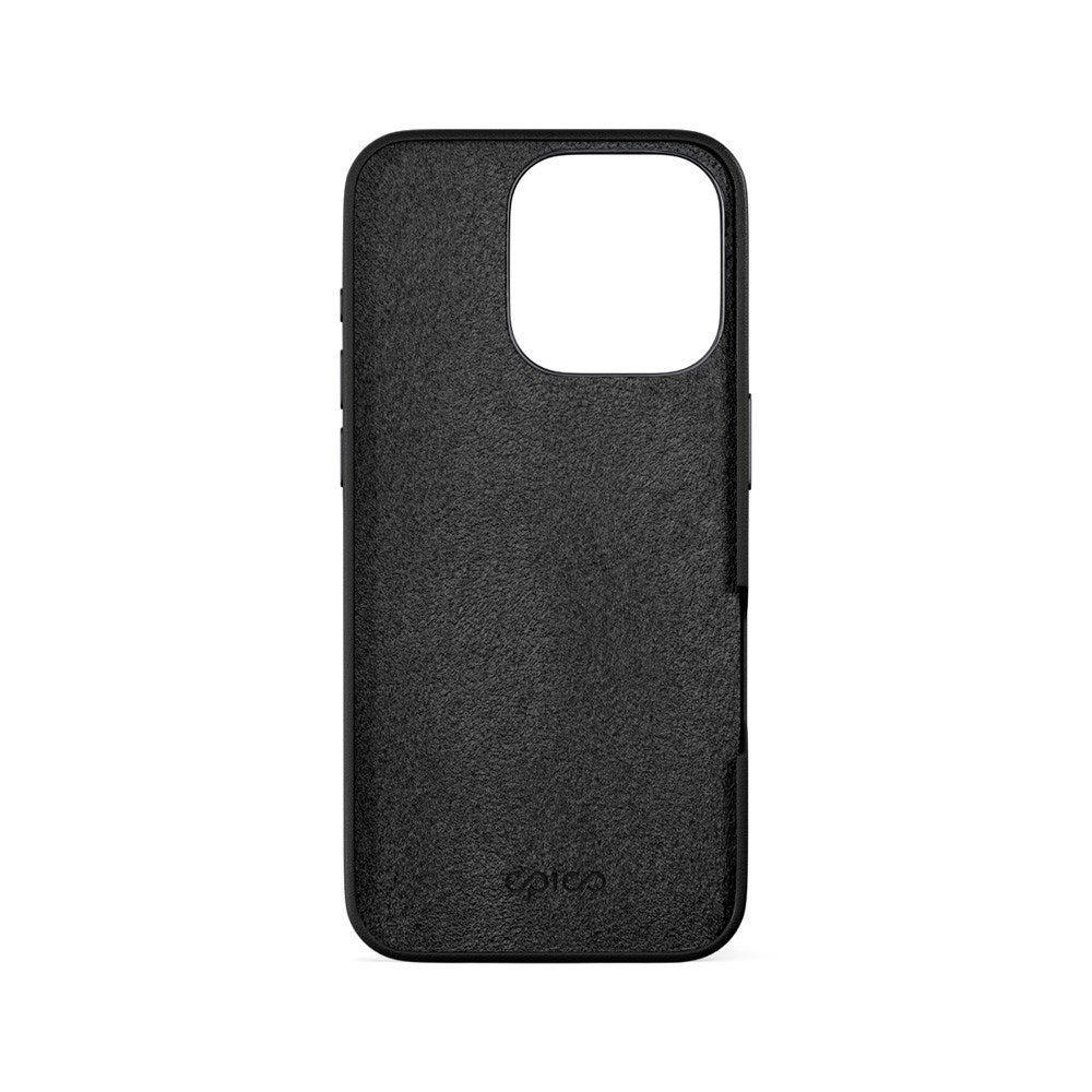 Epico iPhone 16 Pro Max Mag+ Leather Cover - MagSafe Kompatibel - Sort