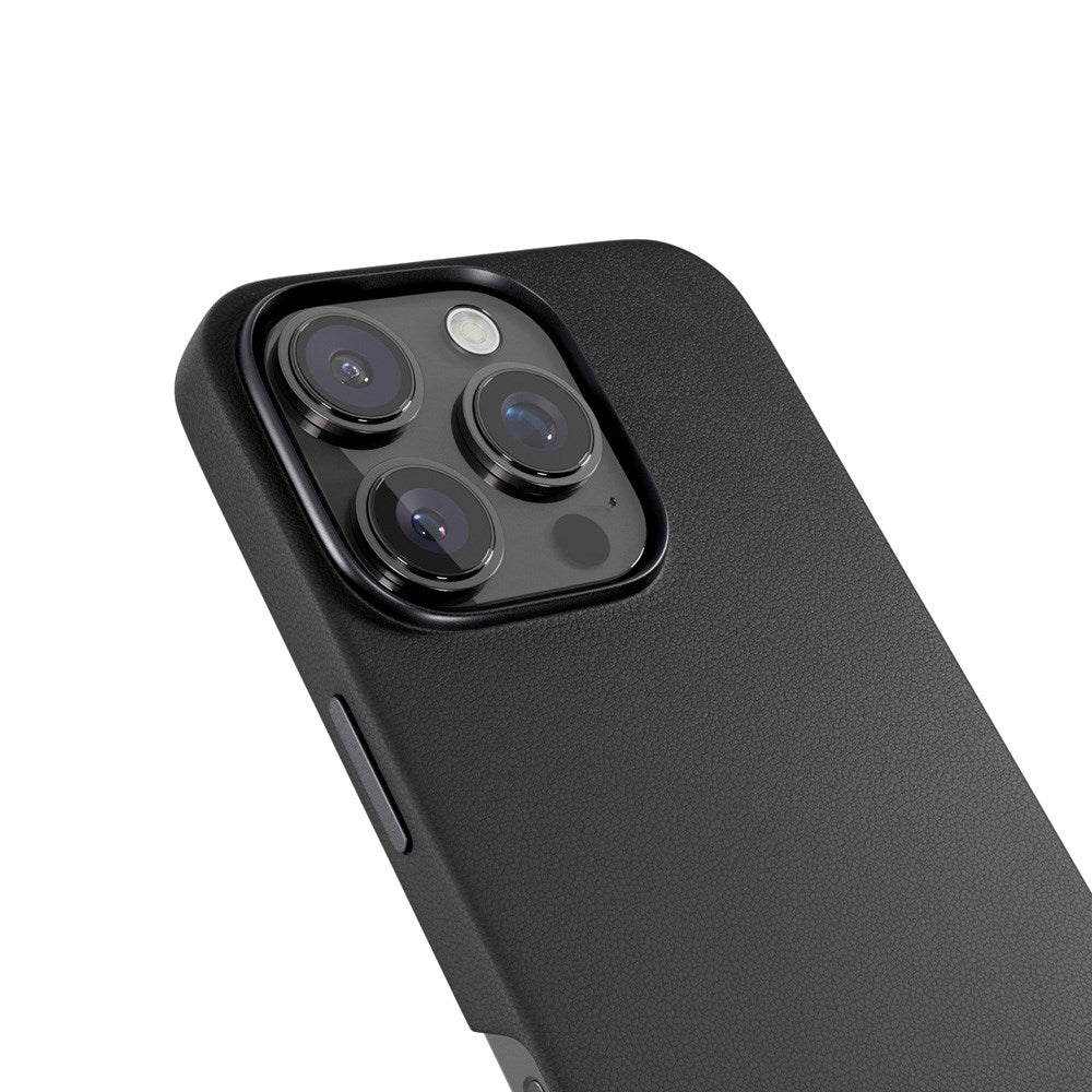 Epico iPhone 16 Pro Mag+ Leather Cover - MagSafe Kompatibel - Sort