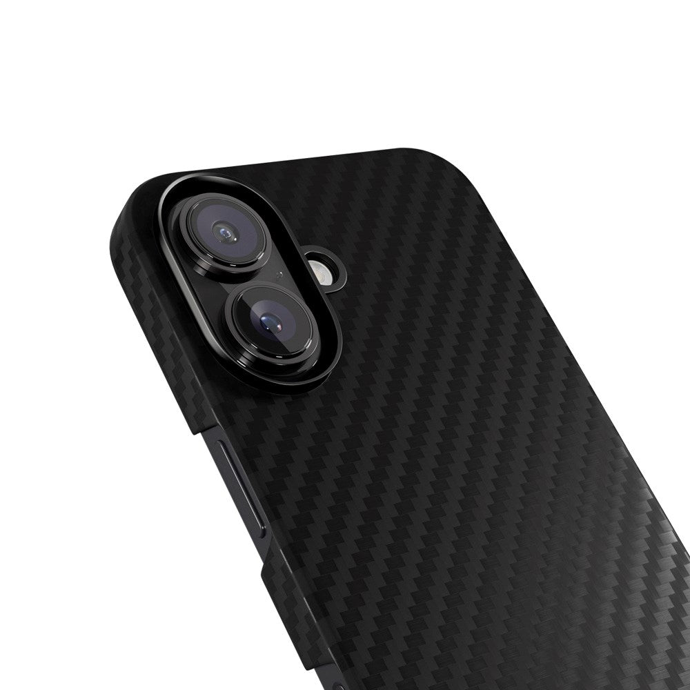 Epico iPhone 16 Plus Mag+ Carbon Cover - MagSafe Kompatibel - Sort