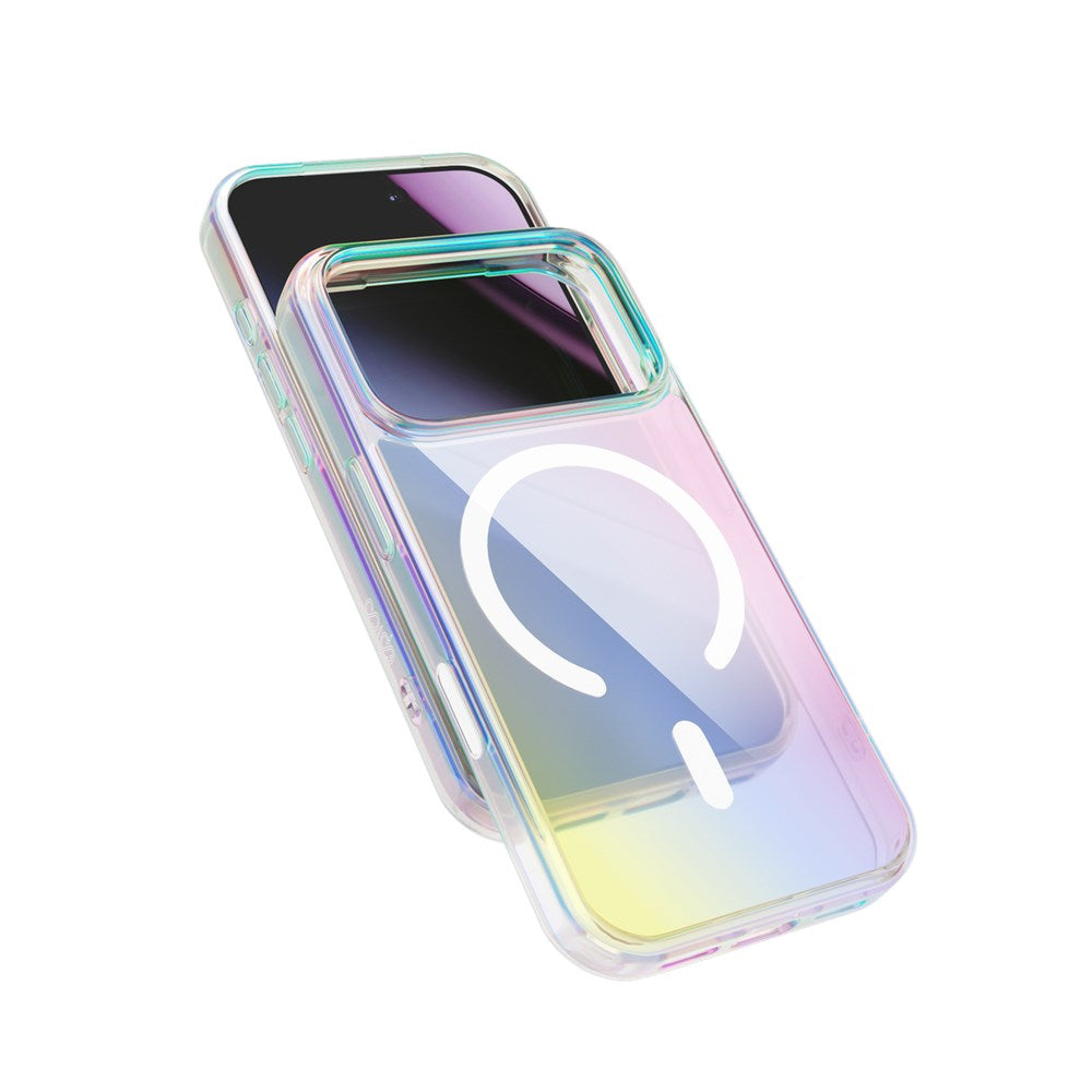 Epico iPhone 18 Pro / 17 Pro Holographic Hero Mag+ Mobil Cover inkl. Kamerabeskyttelse - MagSafe Kompatibel - Holographic