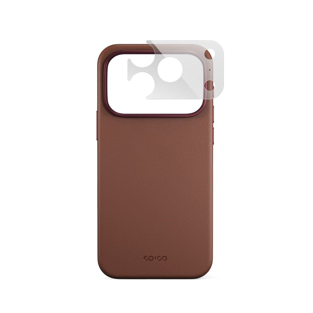 Epico iPhone 18 Pro / 17 Pro Leather Pro Mag+ Mobil Cover inkl. Kamerabeskyttelse - MagSafe Kompatibel - Brun