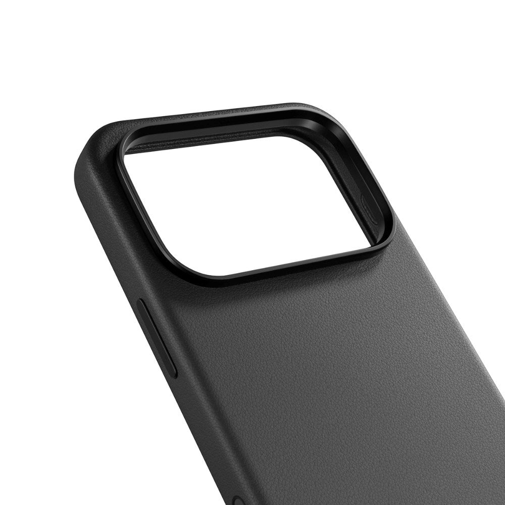 Epico iPhone 18 Pro / 17 Pro Leather Pro Mag+ Mobil Cover inkl. Kamerabeskyttelse - MagSafe Kompatibel - Sort