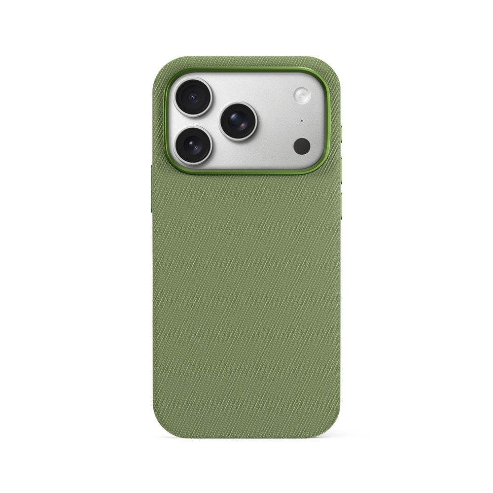 Epico iPhone 18 Pro / 17 Pro SolidWoven Pro Mag+ Mobil Cover inkl. Kamerabeskyttelse - MagSafe Kompatibel - Grøn