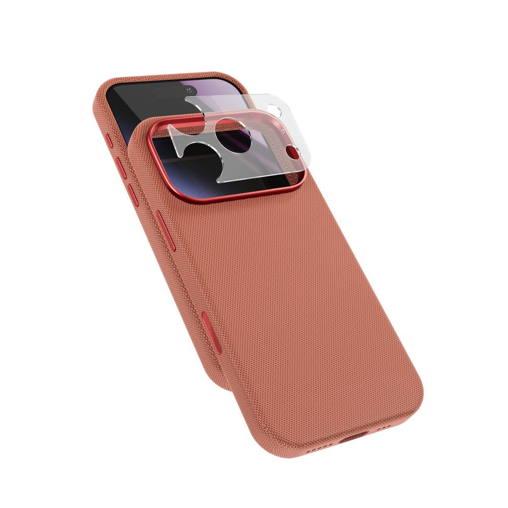 Epico iPhone 18 Pro Max / 17 Pro Max SolidWoven Pro Mag+ Mobil Cover inkl. Kamerabeskyttelse - MagSafe Kompatibel - Sienna