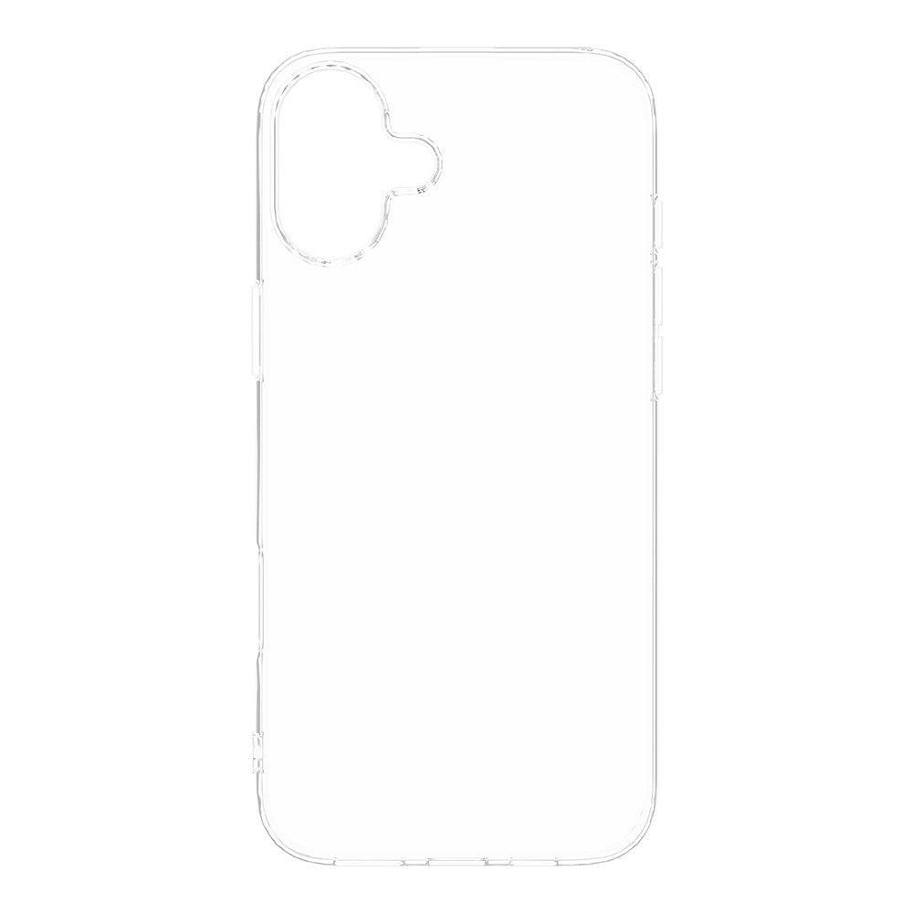eSTUFF iPhone 16 INFINITE VIENNA Fleksibelt Plastik Bagside Cover - 100% Genbrugsplastik - Gennemsigtig