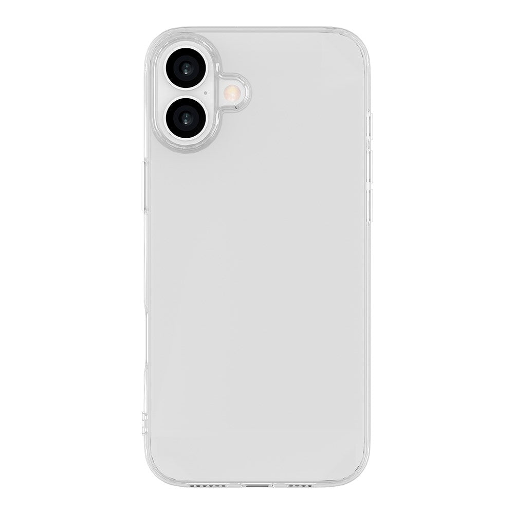 eSTUFF iPhone 16 INFINITE VIENNA Fleksibelt Plastik Bagside Cover - 100% Genbrugsplastik - Gennemsigtig