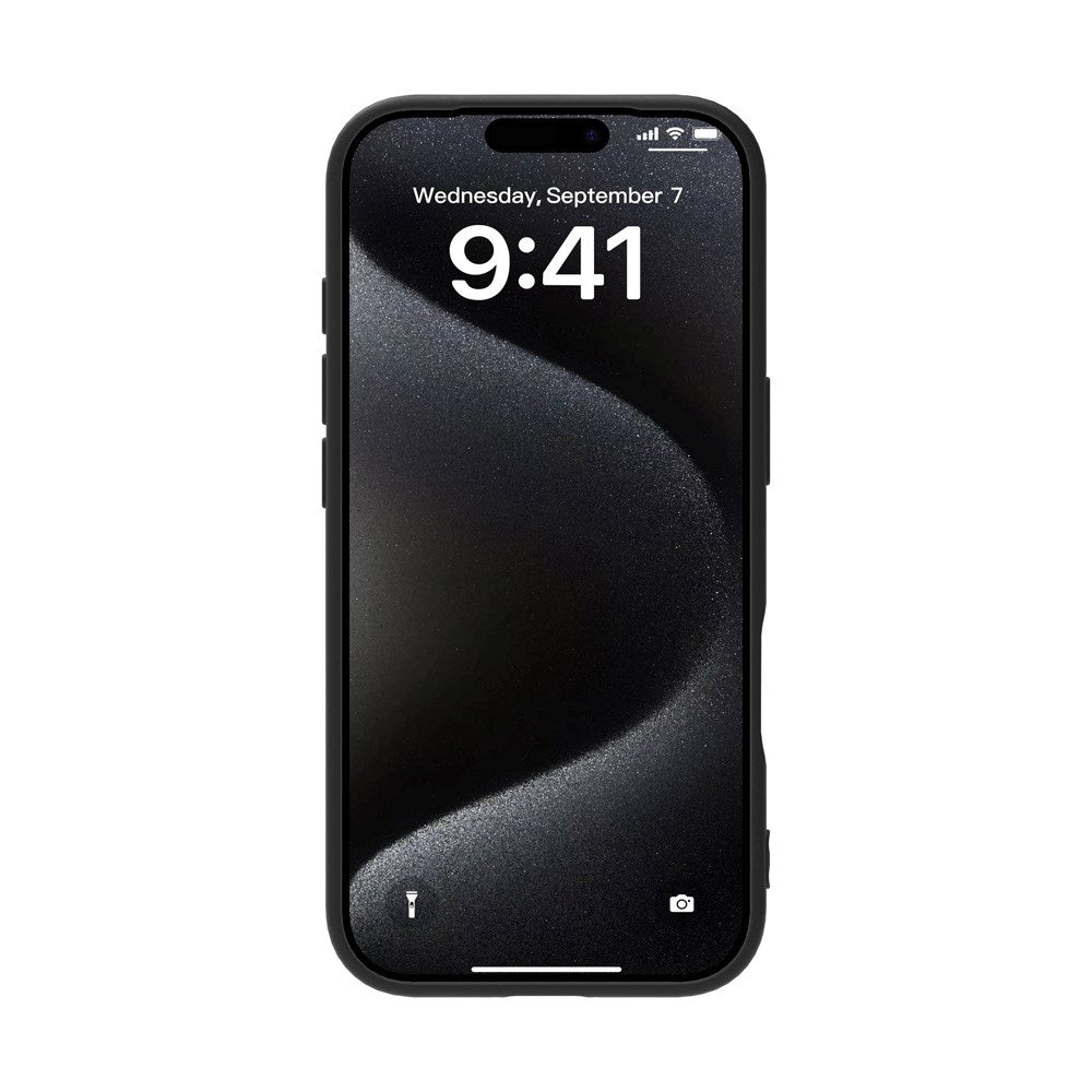 iPhone 17 Pro eSTUFF INFINITE VIENNA Fleksibel Plast Case - 100% Genbrugsplastik - Sort