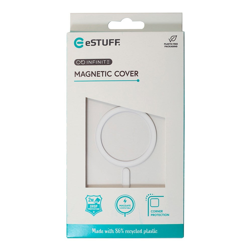 eSTUFF iPhone 16 Pro INFINITE OSLO Hybrid Plastik Bagside Cover - MagSafe Kompatibel - Gennemsigtig