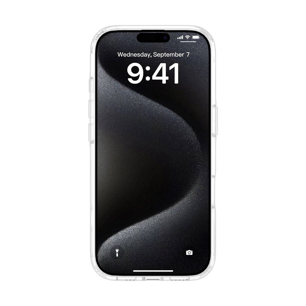 iPhone 17 eSTUFF INFINITE OSLO Hybrid Plastik Mobil Cover - MagSafe Kompatibel - Gennemsigtig