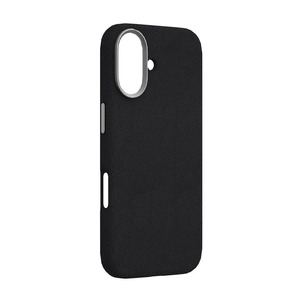 iPhone 17 eSTUFF INFINITE VENICE Kunstlæderbetrukket Plast Mobil Cover - MagSafe Kompatibel - Sort