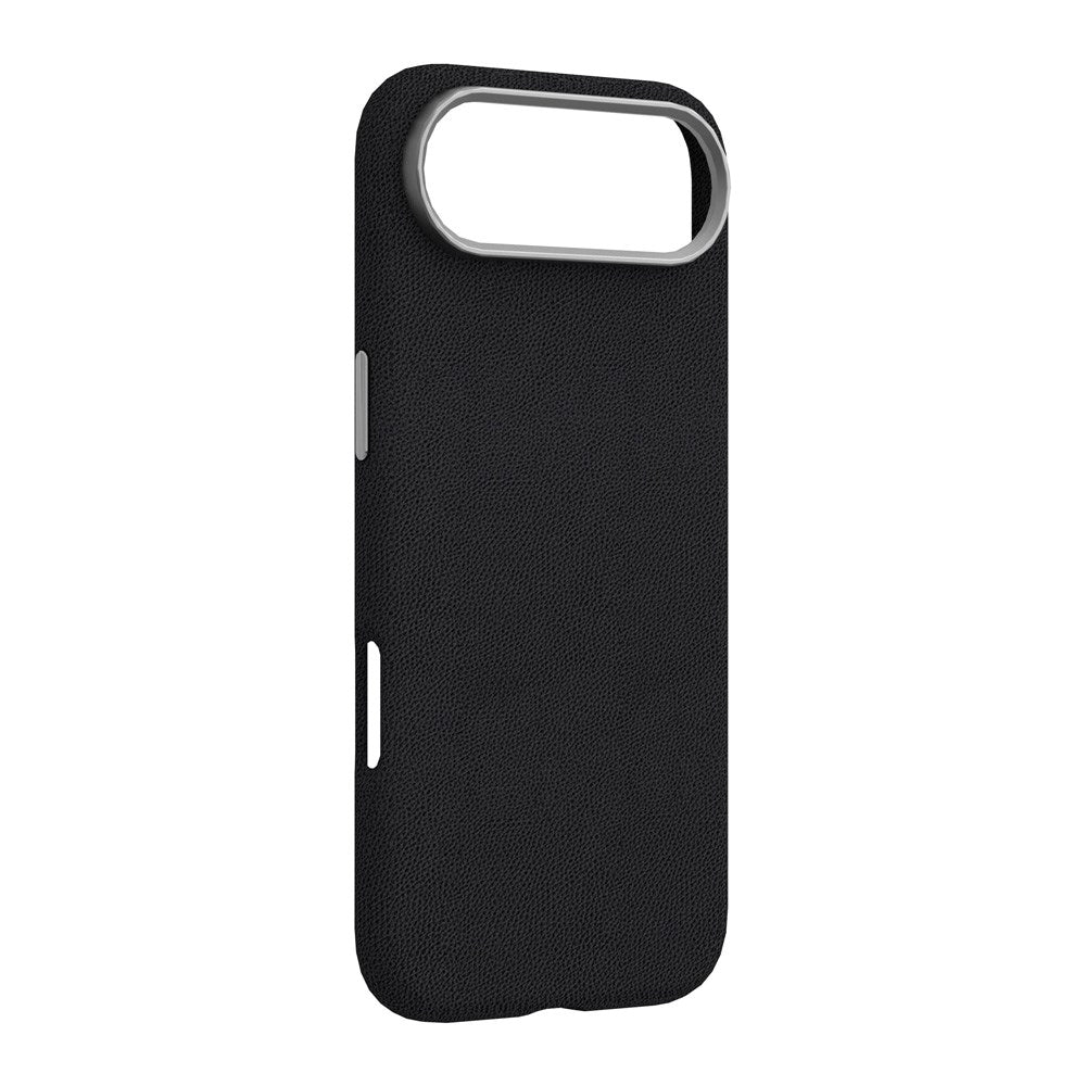 iPhone Air eSTUFF INFINITE VENICE Kunstlæderbetrukket Plast Mobil Cover - MagSafe Kompatibel - Sort