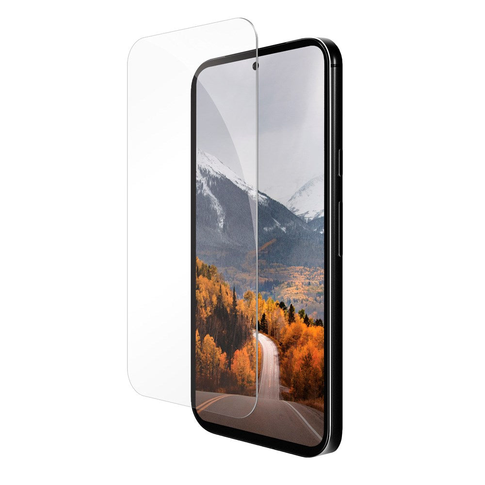 Google Pixel 9a dbramante1928 Eco-Protect Glas Skærmbeskyttelse m. Monteringsramme - Case Friendly - Gennemsigtig
