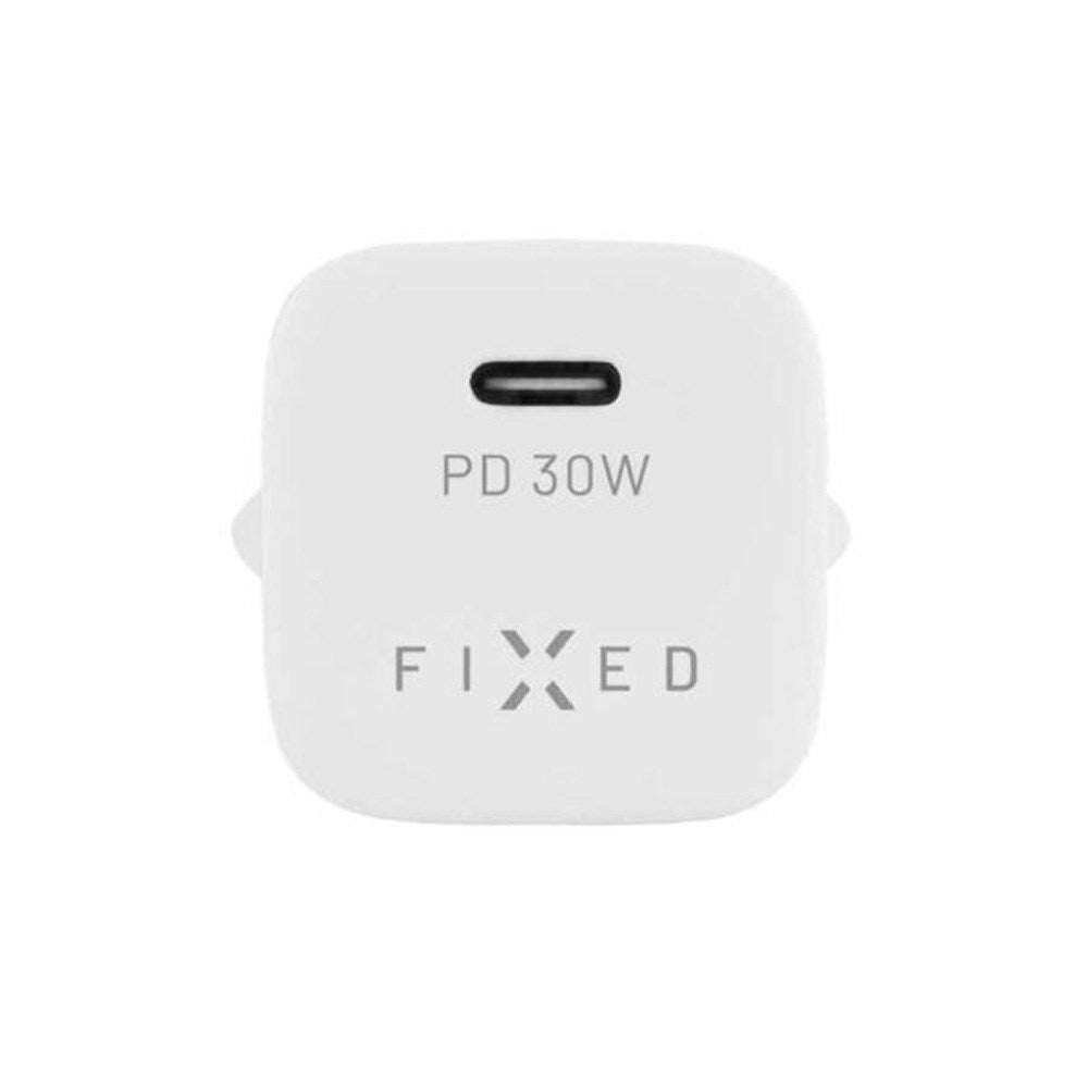 Fixed Hurtig Mini 30W Oplader USB-C - Hvid