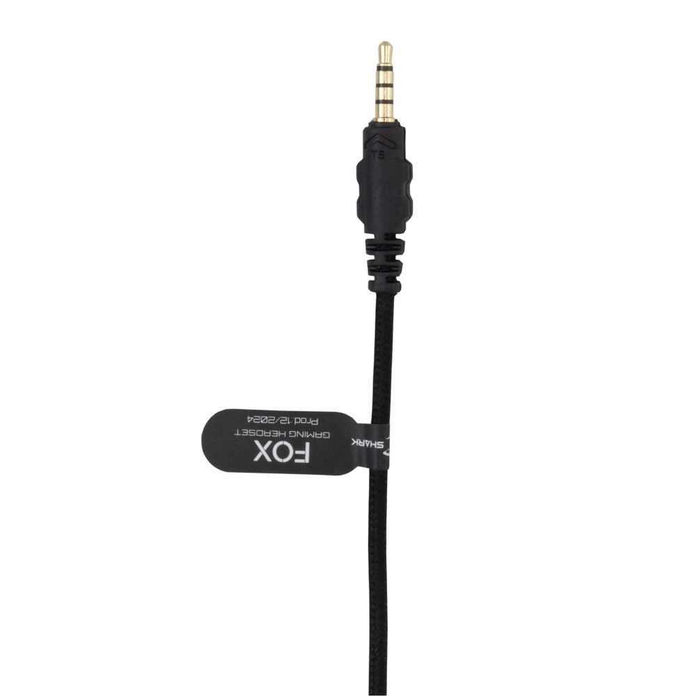 White Shark FOX Gaming Headset - Over-Ear - Sort