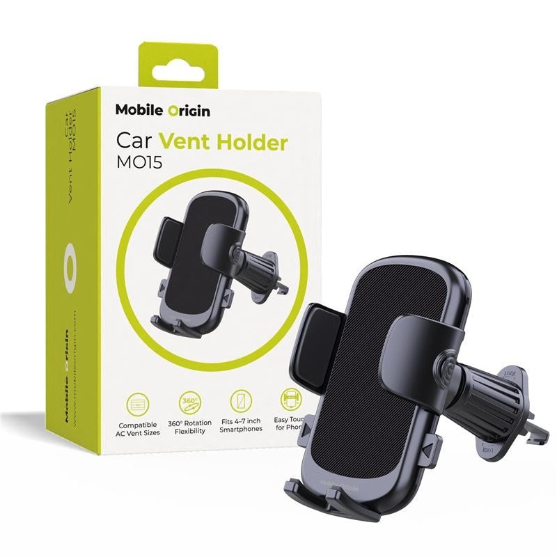 Mobile Origin MO15 Mobilholder til Ventilationsanlæg - Maks. Mobil 4-7 tommer - Sort