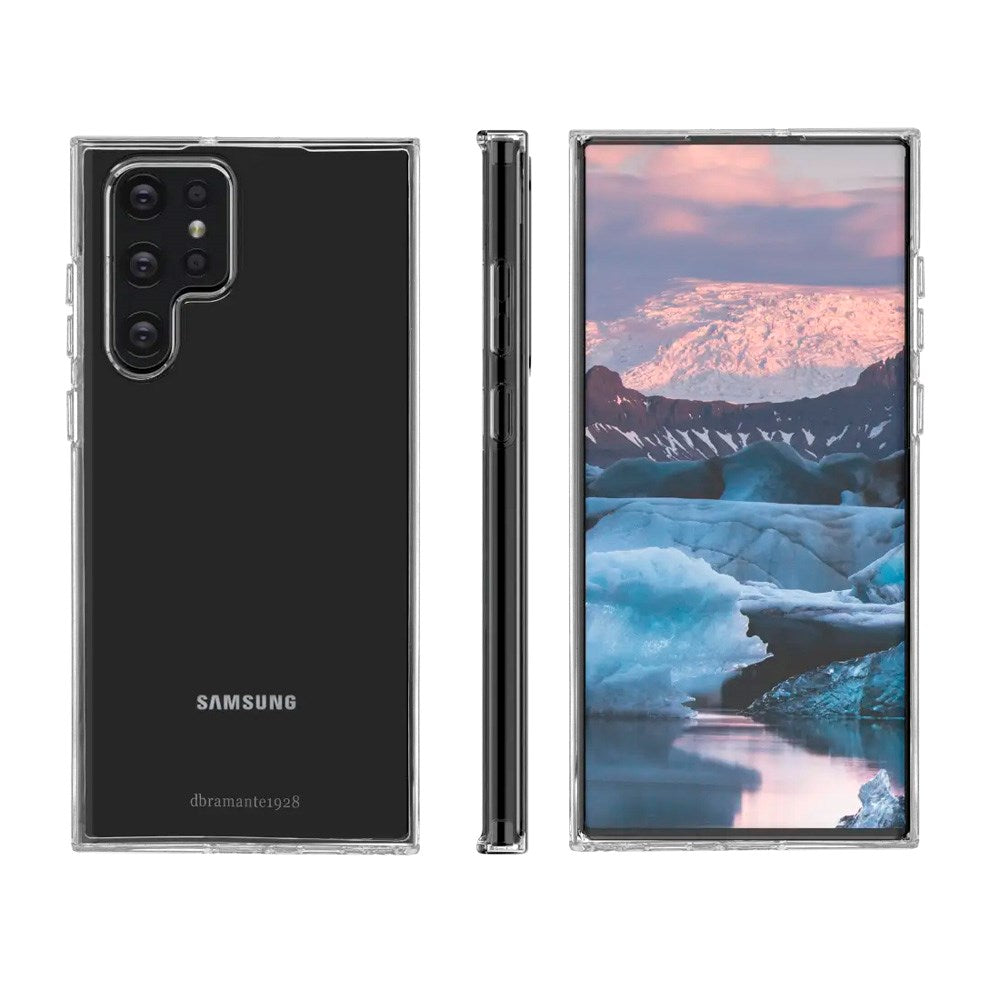 Samsung Galaxy S22 Ultra dbramante1928 Greenland Bagside Cover - 100% Genbrugsplastik - Gennemsigtig