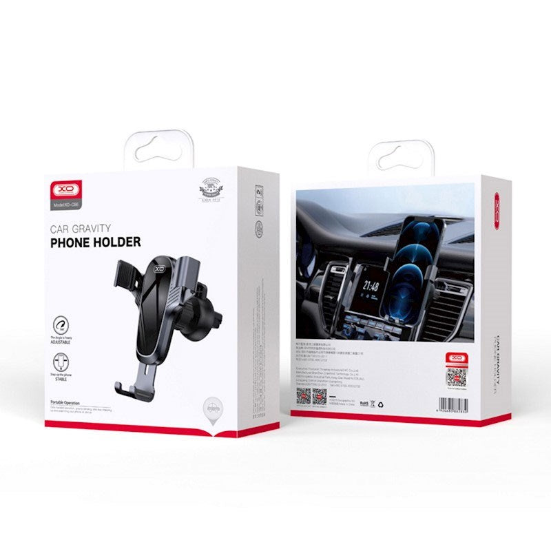 XO C86 Mobilholder til Bil m. Arme - Ventilation- Sort